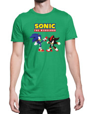 Мъжка Тениска Sonic The Hedgehog Sonic Vs Shadow