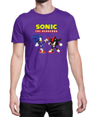 Мъжка Тениска Sonic The Hedgehog Sonic Vs Shadow