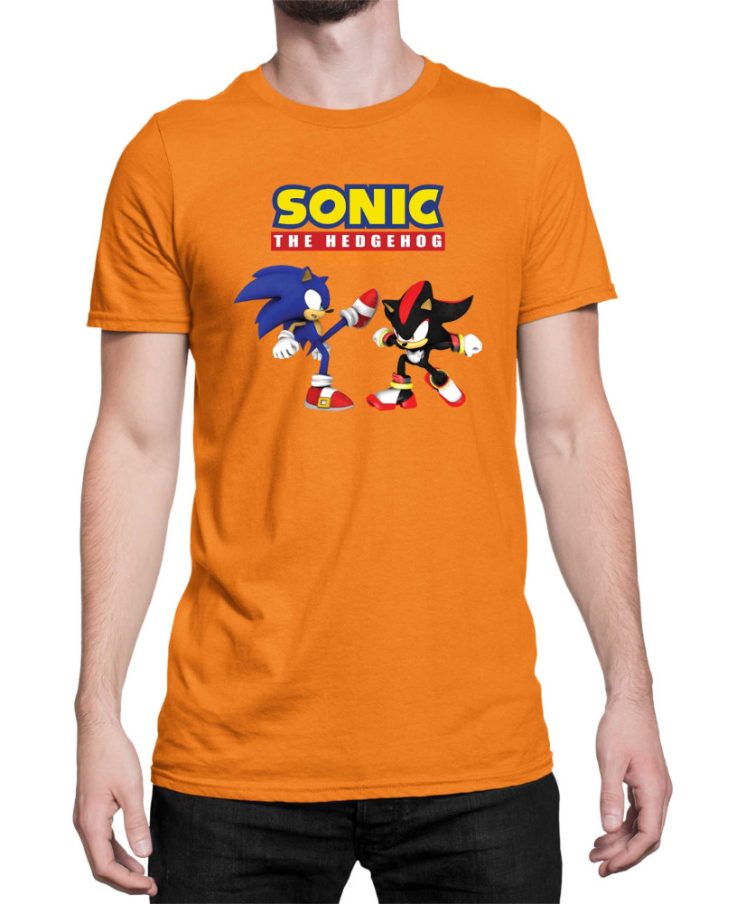 Мъжка Тениска Sonic The Hedgehog Sonic Vs Shadow