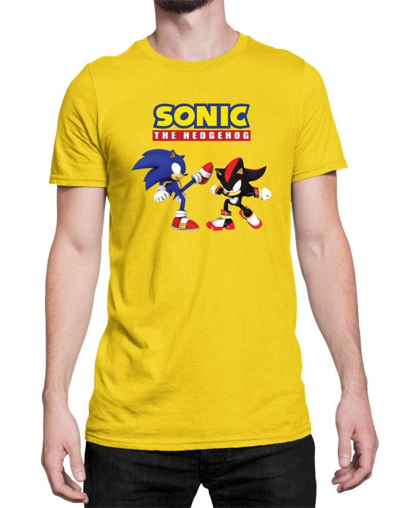Мъжка Тениска Sonic The Hedgehog Sonic Vs Shadow