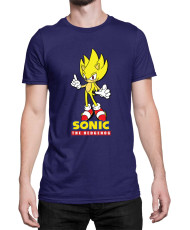 Мъжка Тениска Sonic The Hedgehog Sonic Yellow 01