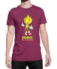 Мъжка Тениска Sonic The Hedgehog Sonic Yellow 01