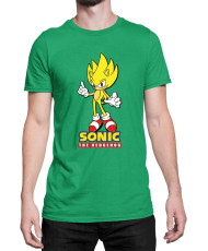 Мъжка Тениска Sonic The Hedgehog Sonic Yellow 01