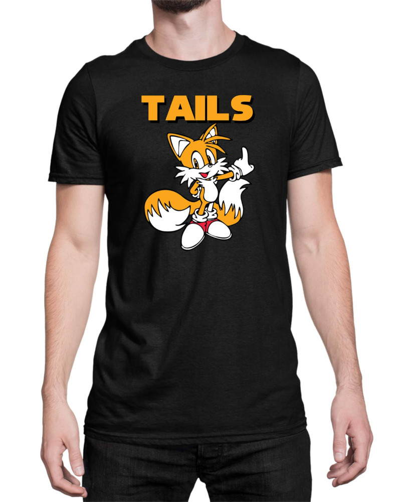 Мъжка Тениска Sonic The Hedgehog Tails 01