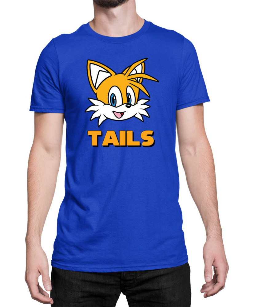 Мъжка Тениска Sonic The Hedgehog Tails Face 01