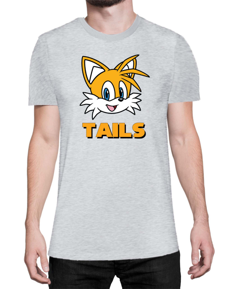 Мъжка Тениска Sonic The Hedgehog Tails Face 01