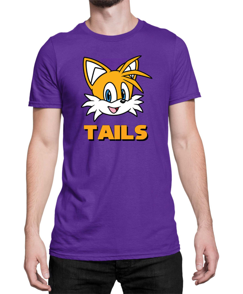 Мъжка Тениска Sonic The Hedgehog Tails Face 01
