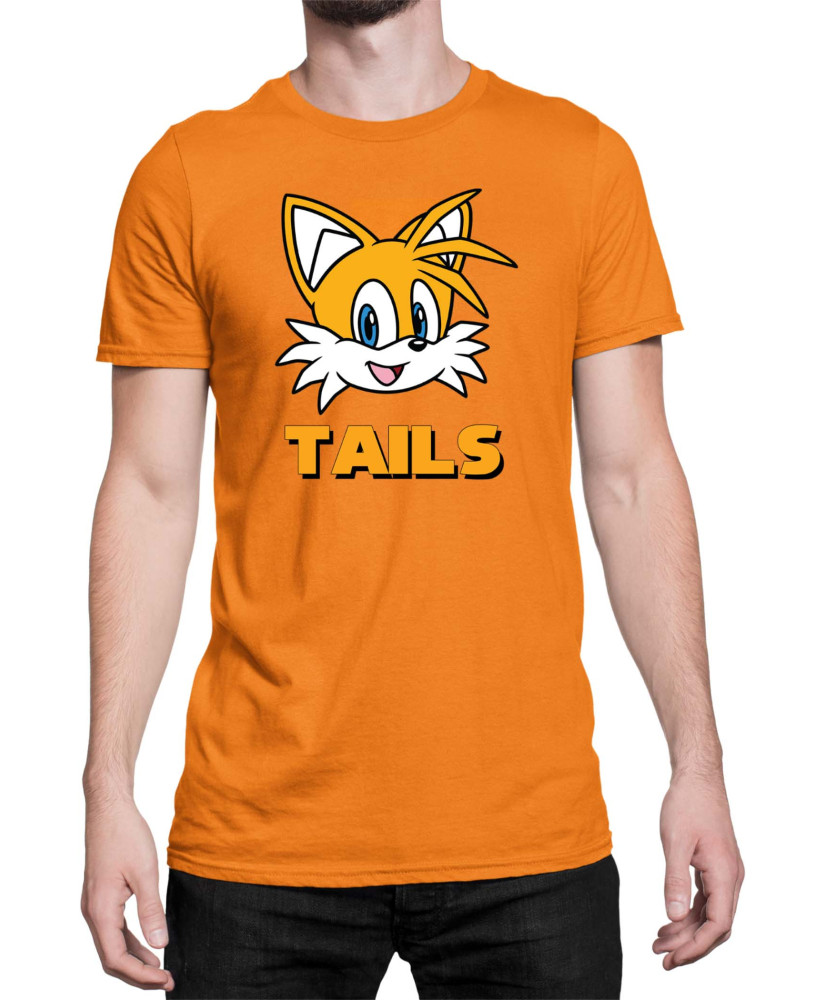Мъжка Тениска Sonic The Hedgehog Tails Face 01