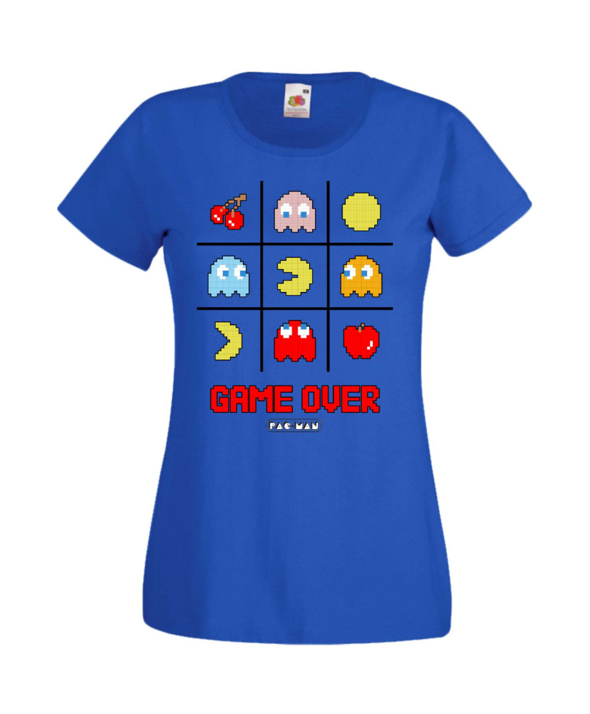 Дамска Тениска Pacman Pac-Man Pacman Game Over Дамска Тениска Pacman Pac-Man Pacman Game Over