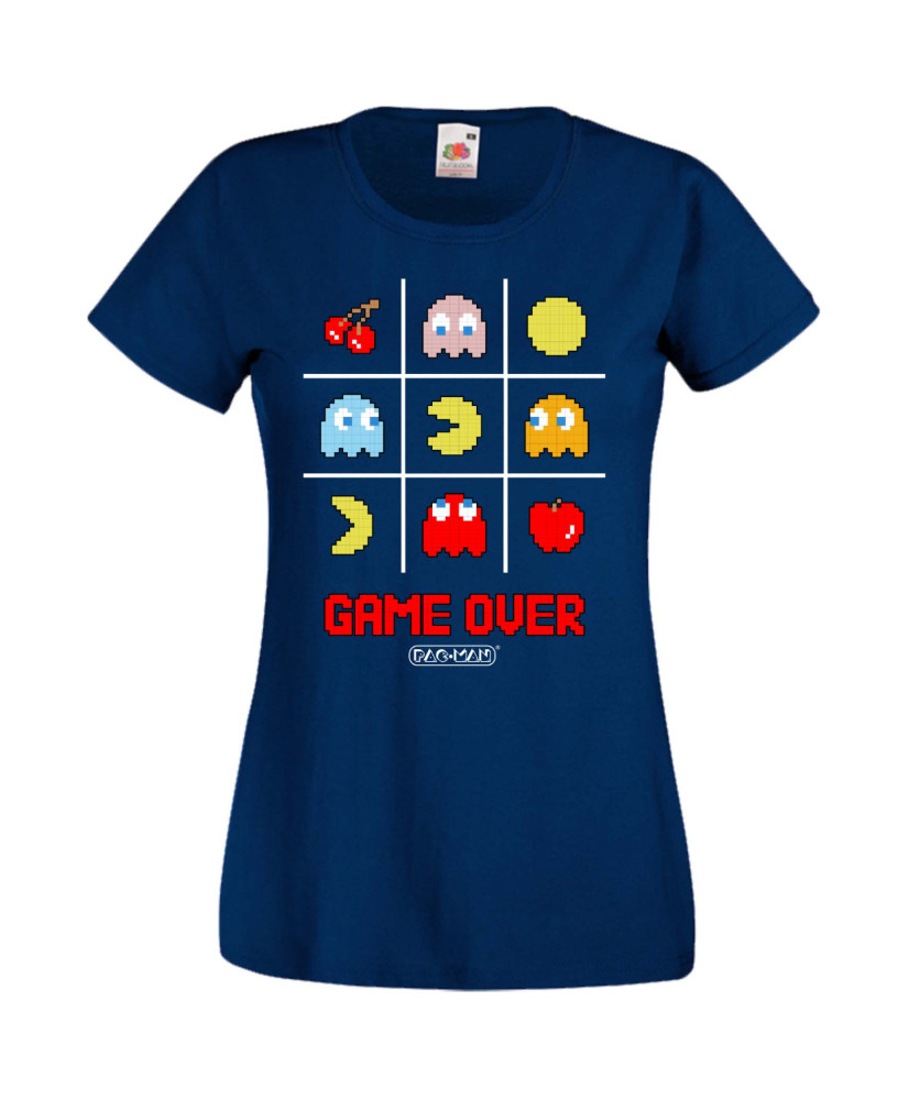 Дамска Тениска Pacman Pac-Man Pacman Game Over Дамска Тениска Pacman Pac-Man Pacman Game Over