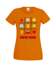 Дамска Тениска Pacman Pac-Man Pacman Game Over