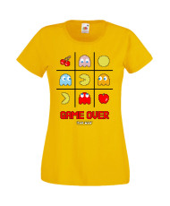 Дамска Тениска Pacman Pac-Man Pacman Game Over
