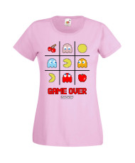 Дамска Тениска Pacman Pac-Man Pacman Game Over