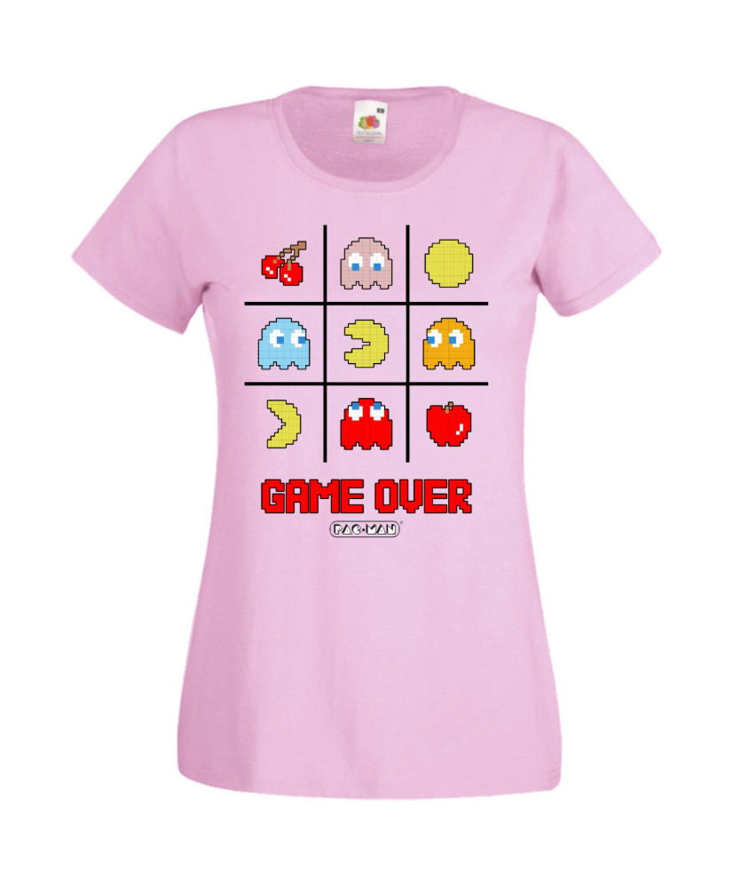 Дамска Тениска Pacman Pac-Man Pacman Game Over Дамска Тениска Pacman Pac-Man Pacman Game Over