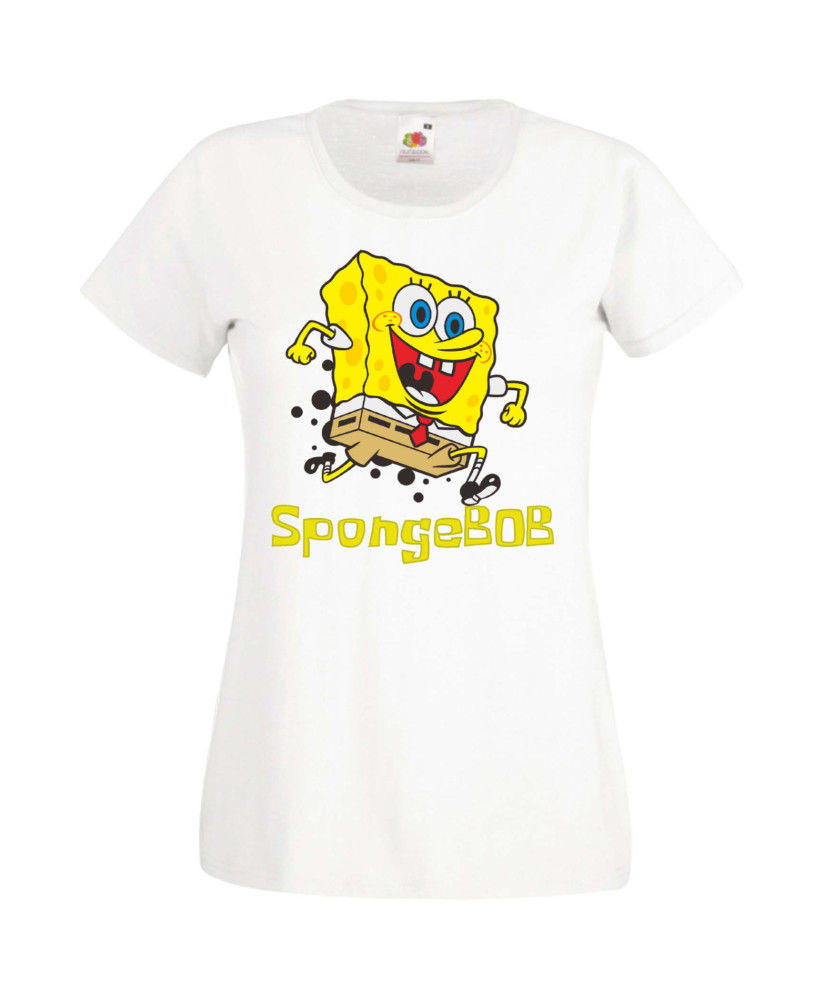 Дамска Тениска Spongebob Squarepants Spongebob 3 Дамска Тениска Spongebob Squarepants Spongebob 3
