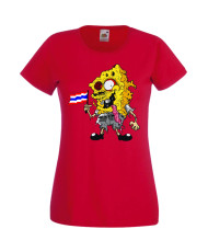 Дамска Тениска Spongebob Squarepants Spongebob Zombie 4