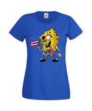 Дамска Тениска Spongebob Squarepants Spongebob Zombie 4