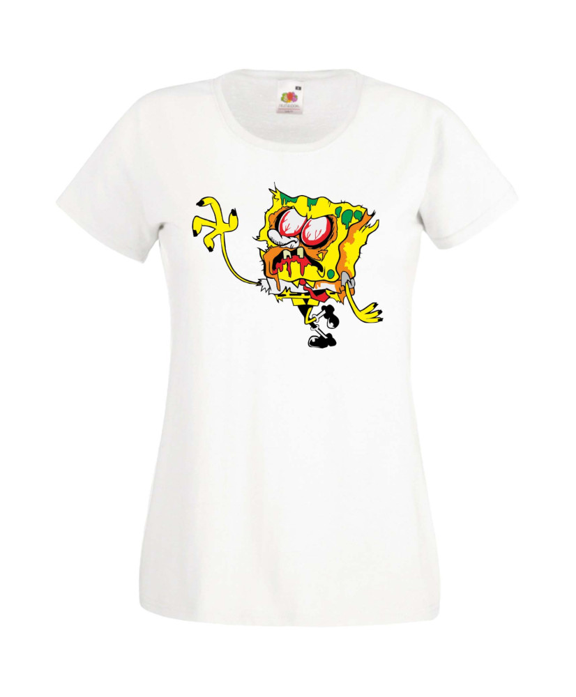 Дамска Тениска Spongebob Squarepants Spongebob Zombie 5