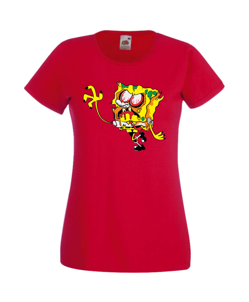 Дамска Тениска Spongebob Squarepants Spongebob Zombie 5