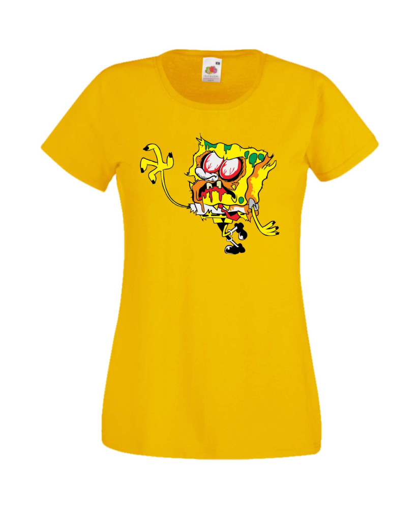 Дамска Тениска Spongebob Squarepants Spongebob Zombie 5