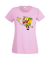 Дамска Тениска Spongebob Squarepants Spongebob Zombie 5