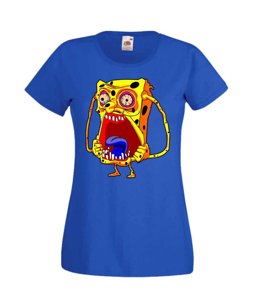 Дамска Тениска Spongebob Squarepants Spongebob Zombie 6