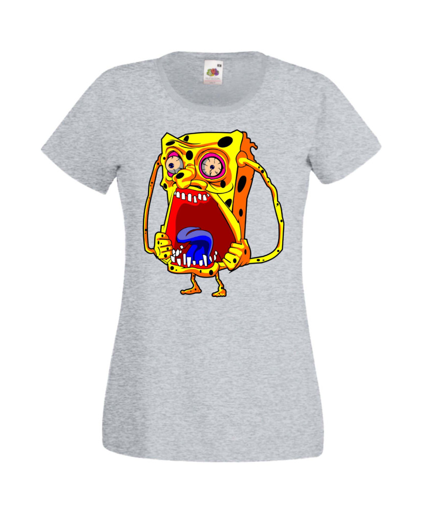 Дамска Тениска Spongebob Squarepants Spongebob Zombie 6