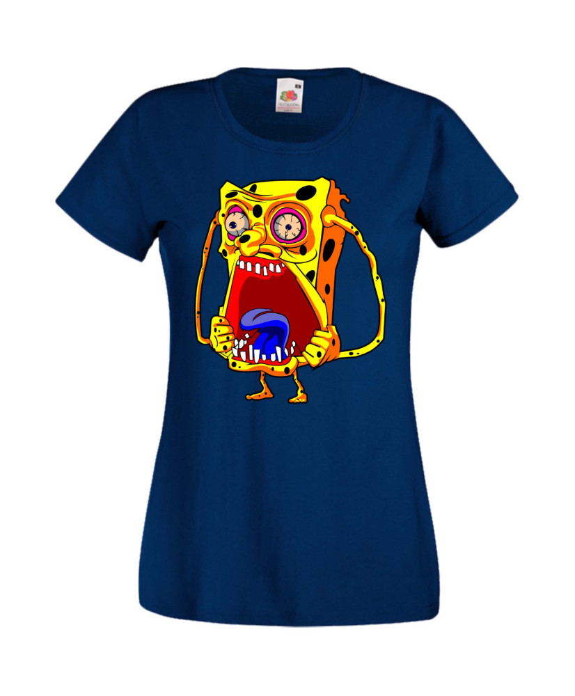 Дамска Тениска Spongebob Squarepants Spongebob Zombie 6