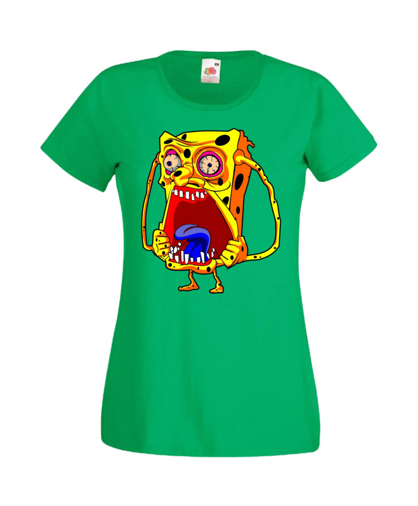 Дамска Тениска Spongebob Squarepants Spongebob Zombie 6