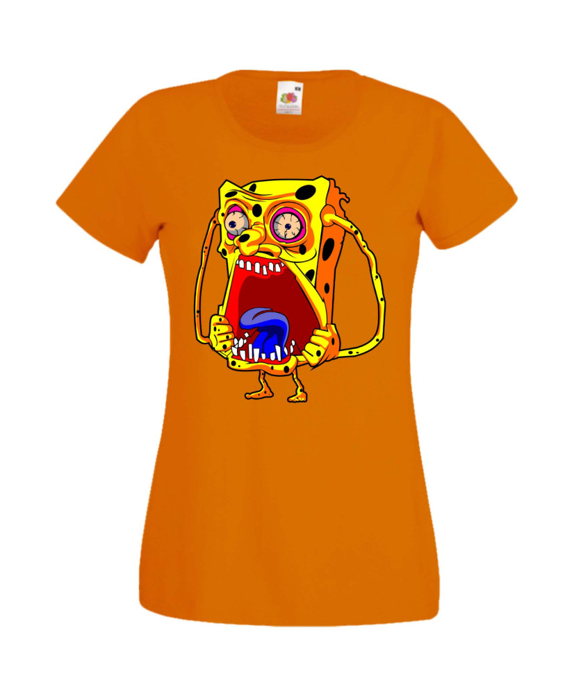 Дамска Тениска Spongebob Squarepants Spongebob Zombie 6