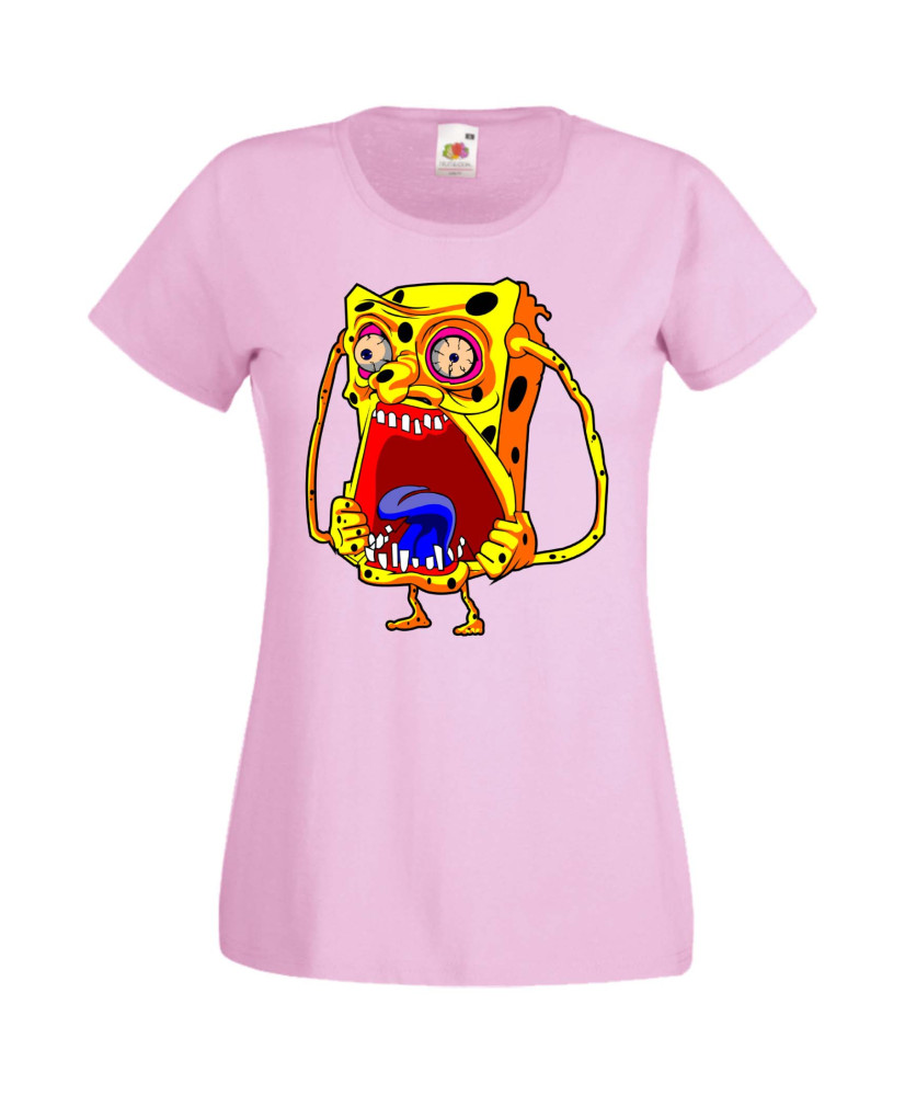 Дамска Тениска Spongebob Squarepants Spongebob Zombie 6