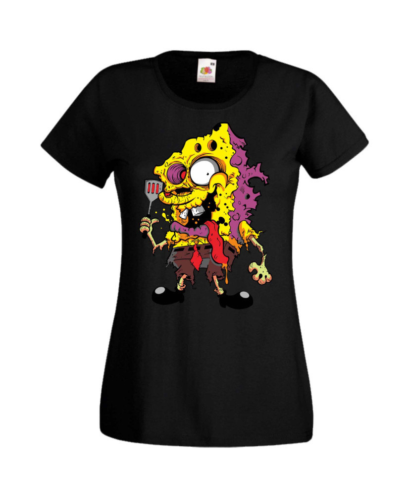 Дамска Тениска Spongebob Squarepants Spongebob Zombie 7