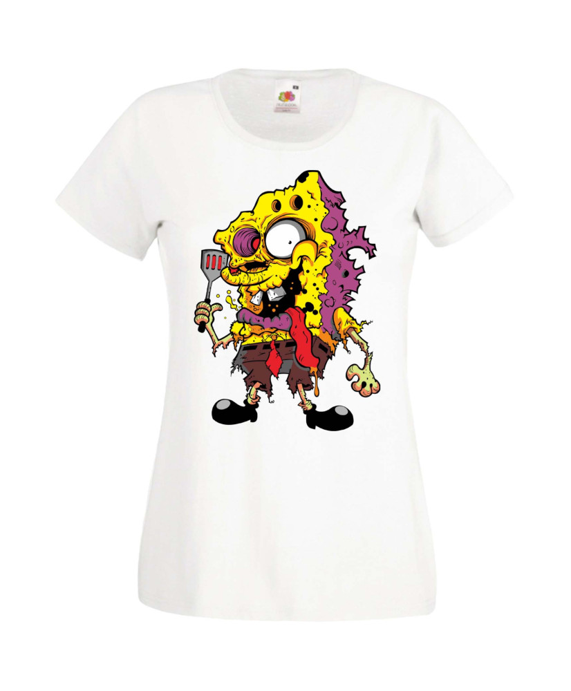 Дамска Тениска Spongebob Squarepants Spongebob Zombie 7