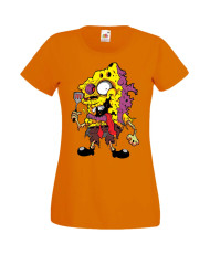 Дамска Тениска Spongebob Squarepants Spongebob Zombie 7