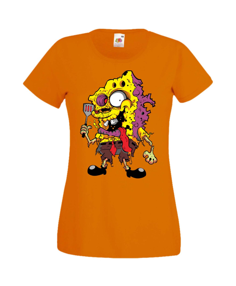 Дамска Тениска Spongebob Squarepants Spongebob Zombie 7