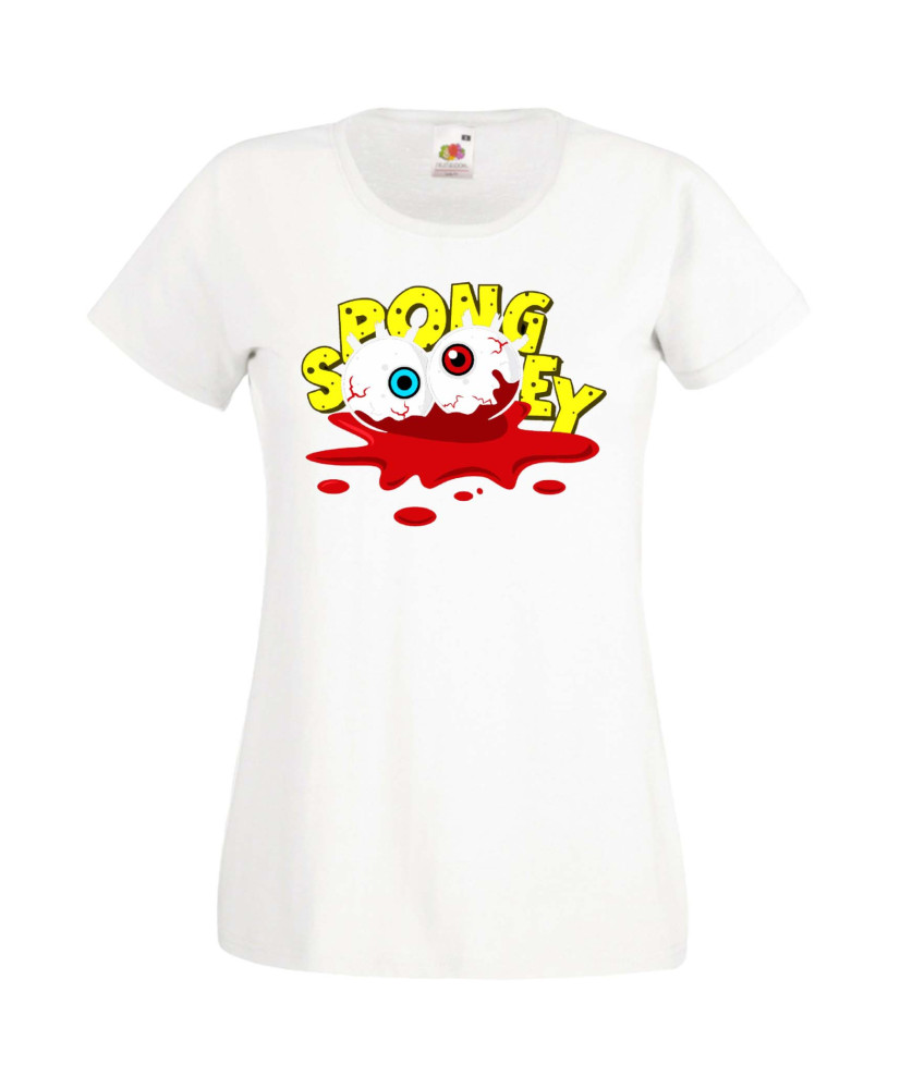 Дамска Тениска Spongebob Squarepants Spongebob Zombie 8