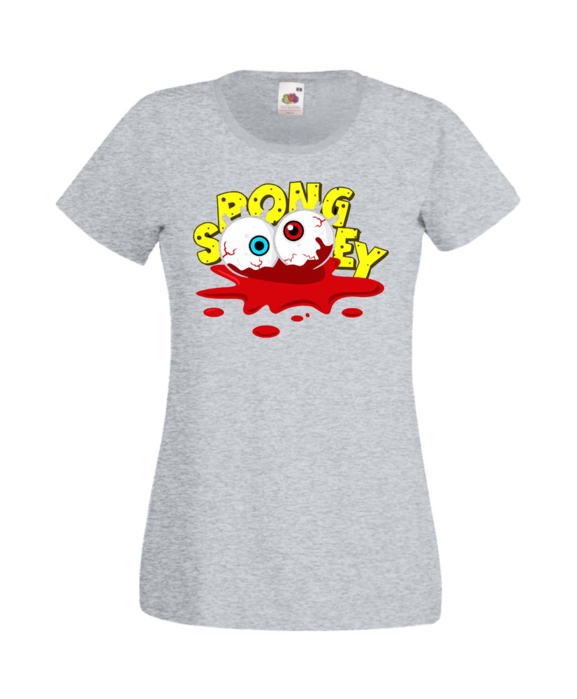 Дамска Тениска Spongebob Squarepants Spongebob Zombie 8