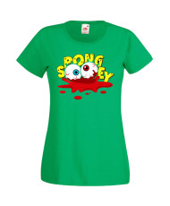 Дамска Тениска Spongebob Squarepants Spongebob Zombie 8