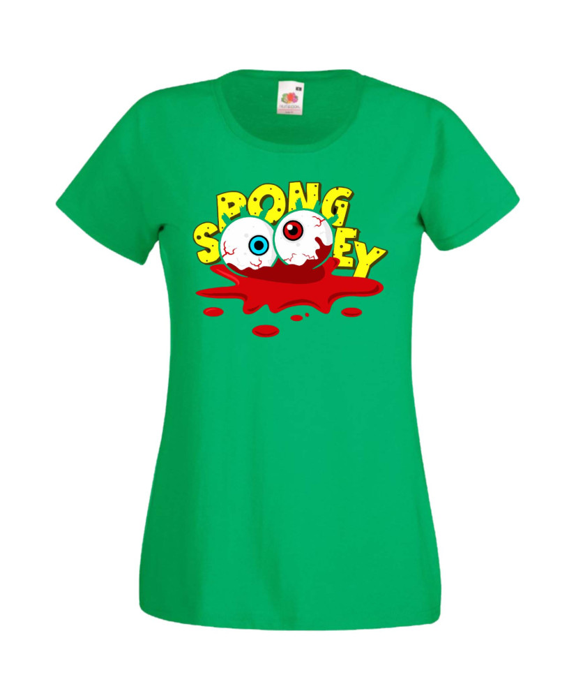 Дамска Тениска Spongebob Squarepants Spongebob Zombie 8