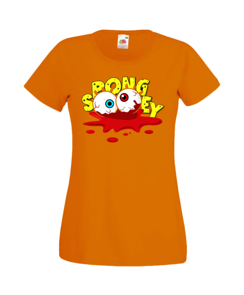 Дамска Тениска Spongebob Squarepants Spongebob Zombie 8