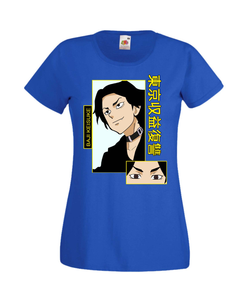 Дамска Тениска Tokyo Revengers Anime Manga Manga Tokyo Revengers Baji Keisuke