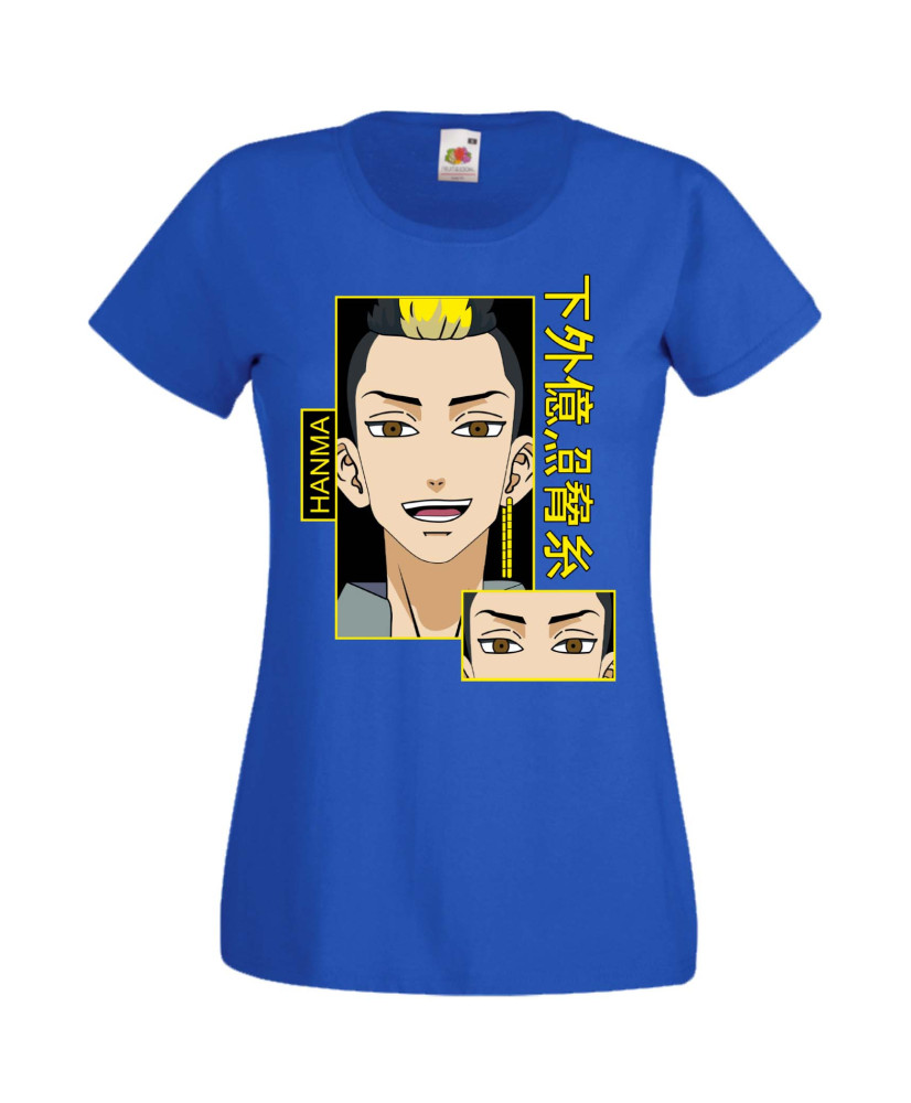 Дамска Тениска Tokyo Revengers Anime Manga Manga Tokyo Revengers Hanma