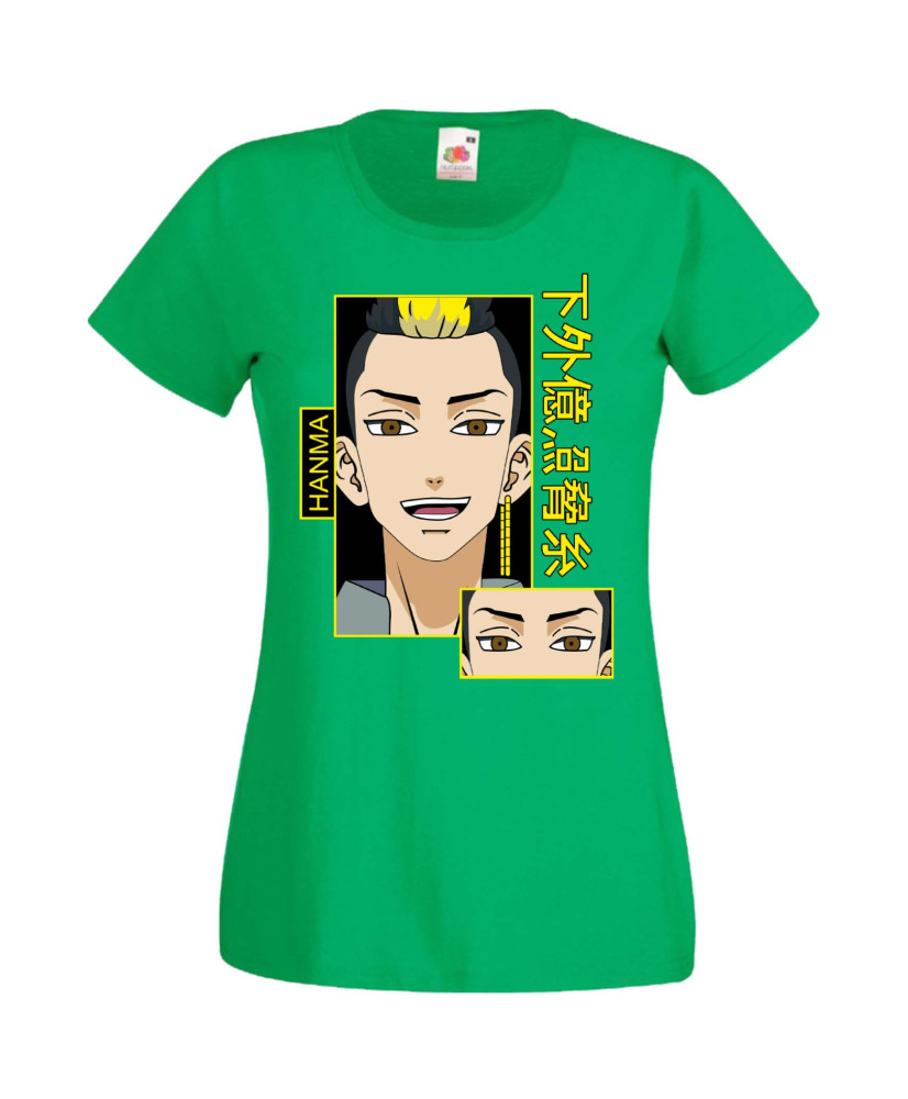 Дамска Тениска Tokyo Revengers Anime Manga Manga Tokyo Revengers Hanma