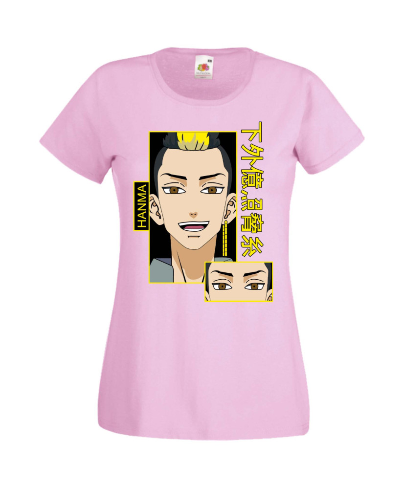 Дамска Тениска Tokyo Revengers Anime Manga Manga Tokyo Revengers Hanma