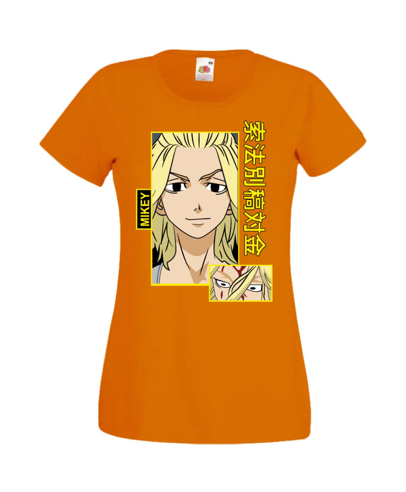 Дамска Тениска Tokyo Revengers Anime Manga Manga Tokyo Revengers Mikey