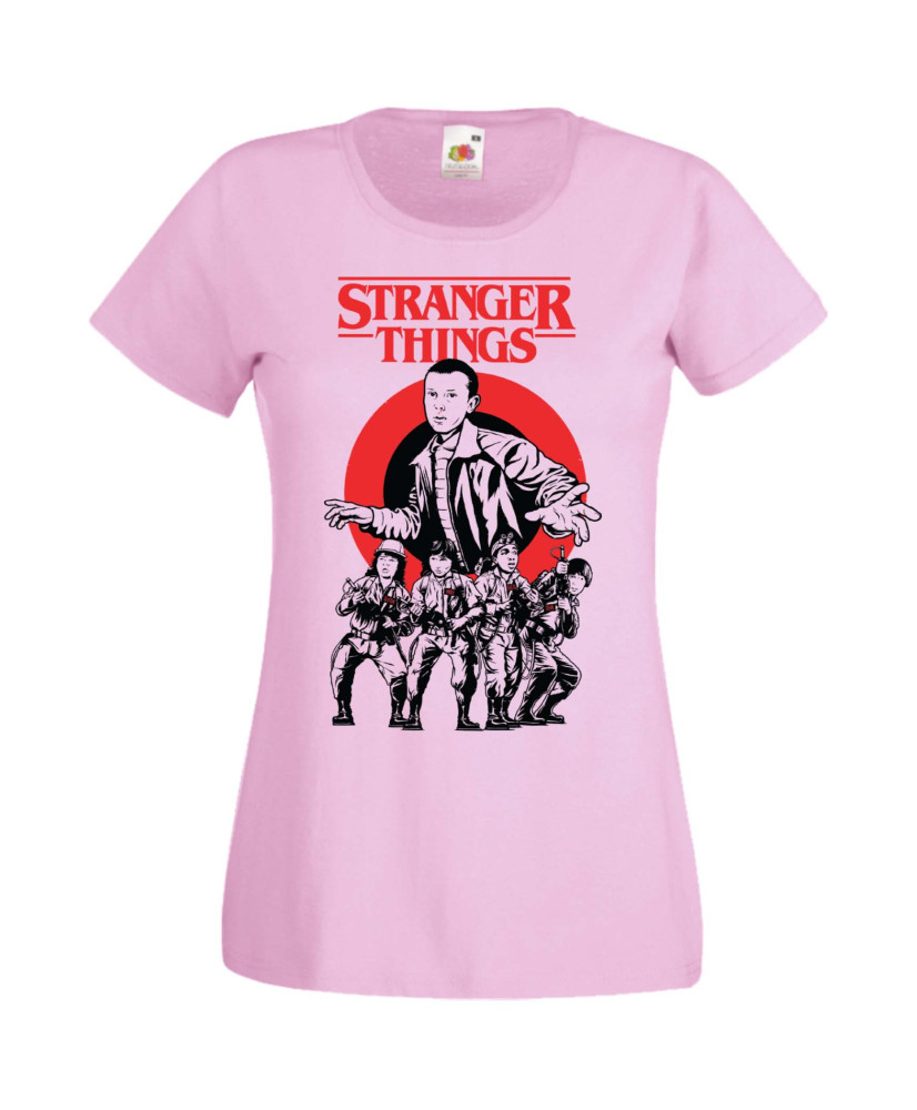 Дамска Тениска Stranger Things Demogorgon Eleven Stranger Things 007 Дамска Тениска Stranger Things Demogorgon Eleven Stranger Things 007