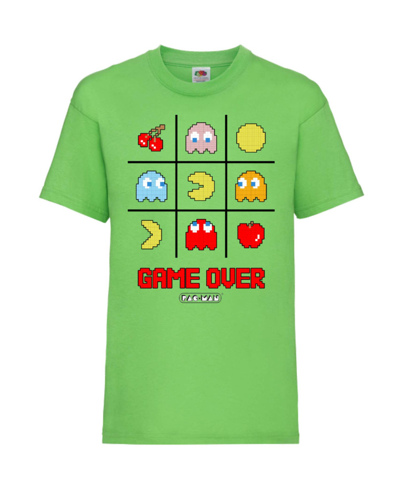 Детска Тениска Подарък Pacman Game Over Детска Тениска Подарък Pacman Game Over
