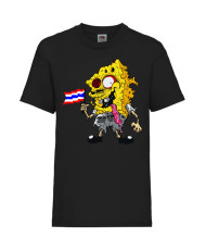 Детска Тениска Подарък Spongebob Zombie 4