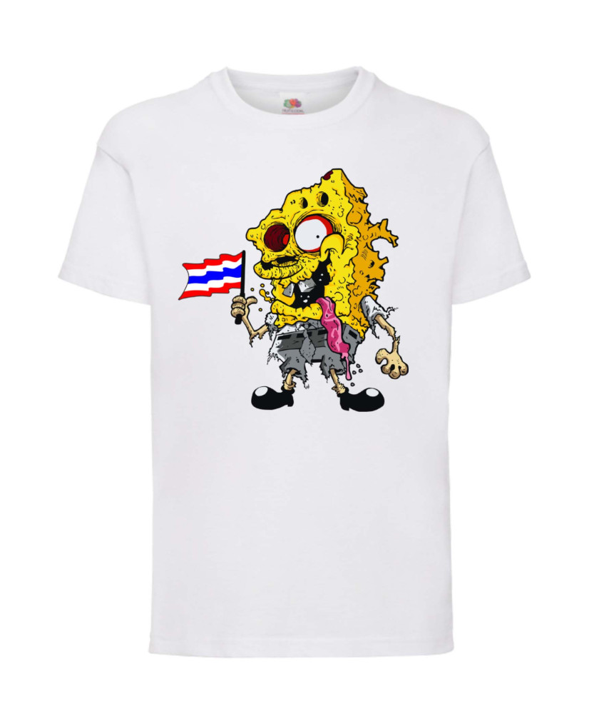 Детска Тениска Подарък Spongebob Zombie 4 Детска Тениска Подарък Spongebob Zombie 4