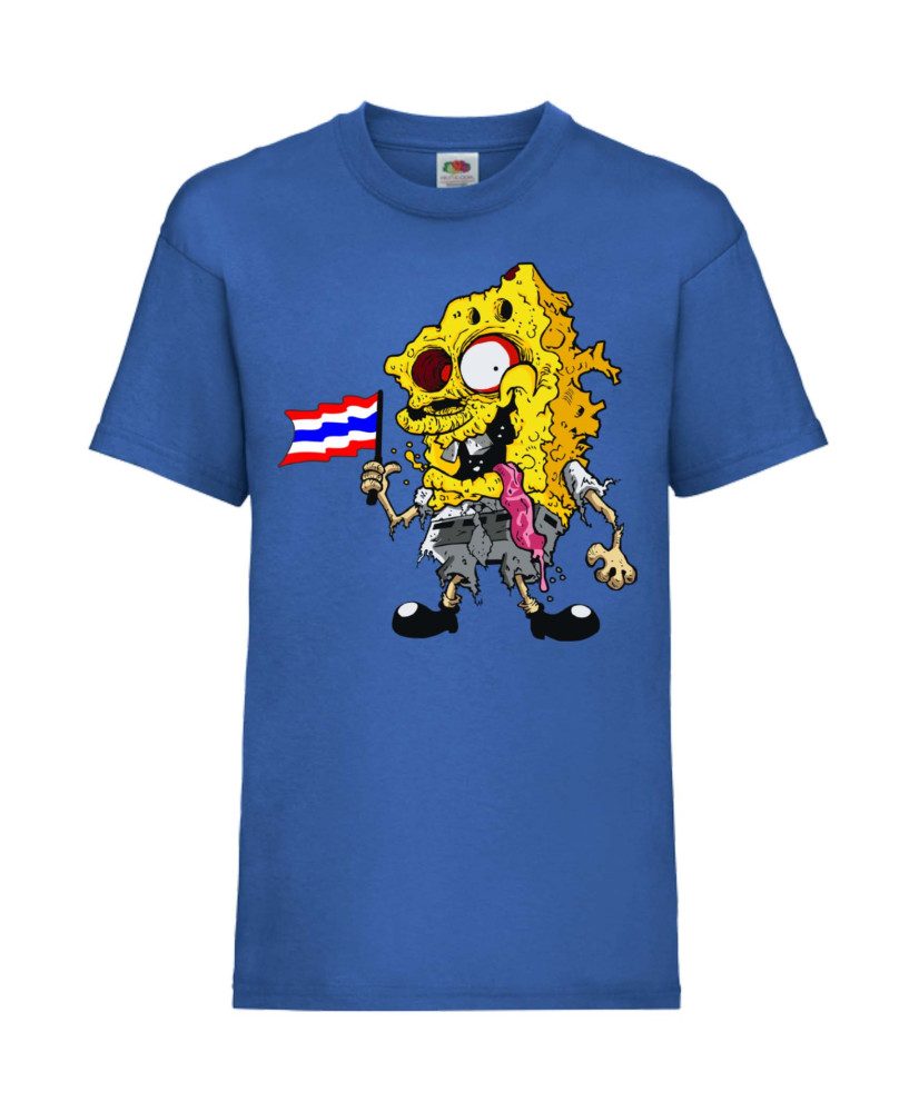 Детска Тениска Подарък Spongebob Zombie 4 Детска Тениска Подарък Spongebob Zombie 4